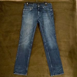 Slightly washed blue jeans, slim fit 30x32, PacSun